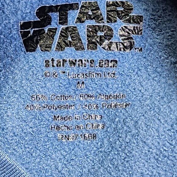 Star Wars Grogu Sweatshirt Medium Stronger Than You Think Baby Yoda Graphic - Picture 2 of 12